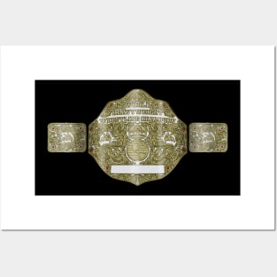 big gold belt Posters and Art